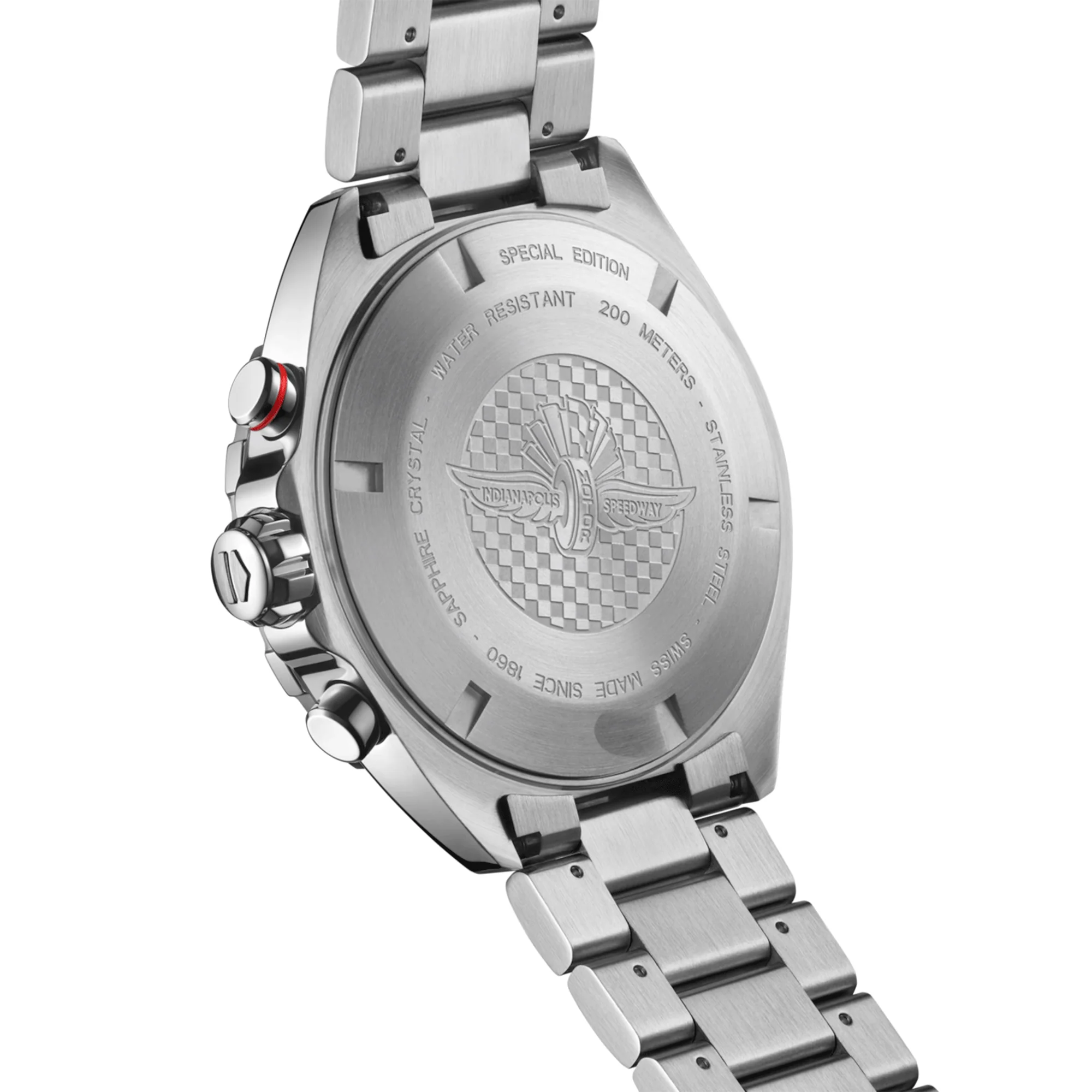 Formula 1 x Indy 500 Special Edition 43mm Black Dial Bracelet Watch - Image 3