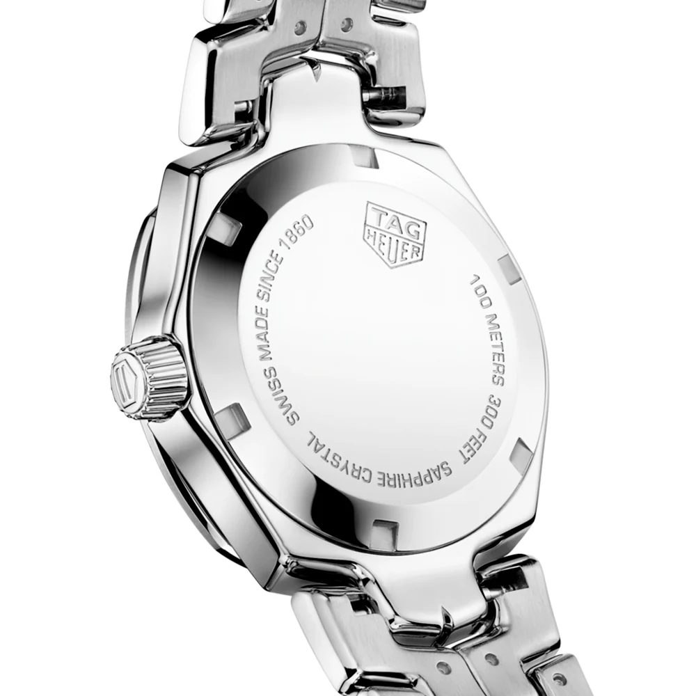 Link 32mm White Mother of Pearl Diamond Dial Ladies Watch - Image 5