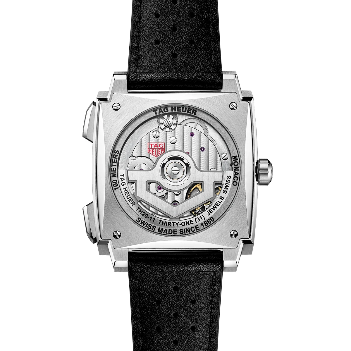 Monaco Chronograph 39mm Titanium Blue Dial Automatic Strap Watch - Image 5