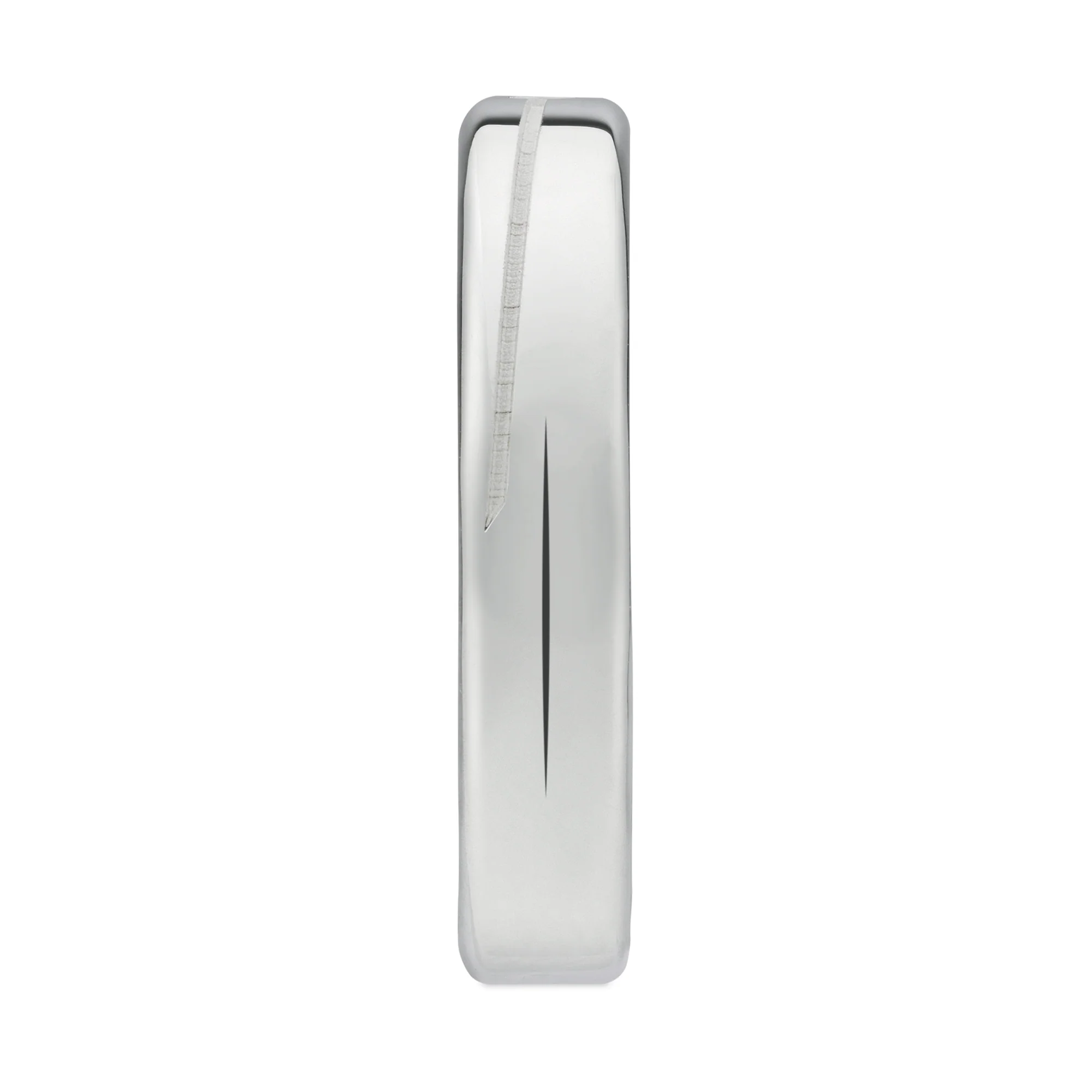 Gucci Tag Sterling Silver Slim With Interlocking  Logo Ring - Image 3