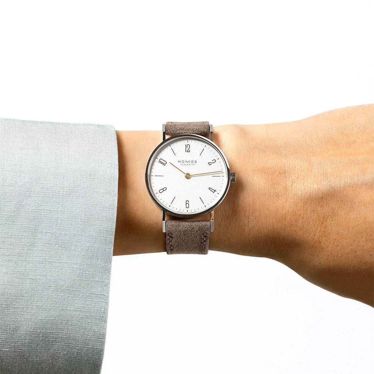 Tangente 33mm White Dial Manual-Wind Strap Watch - Image 2