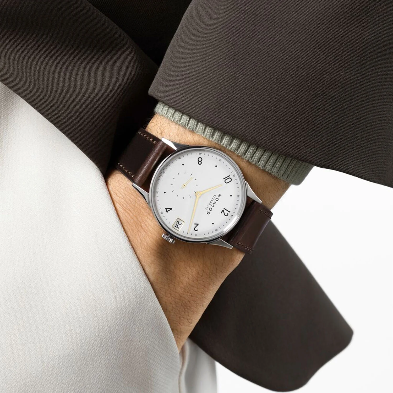 Minimatik 39mm Date Gold Automatic Strap Watch - Image 3