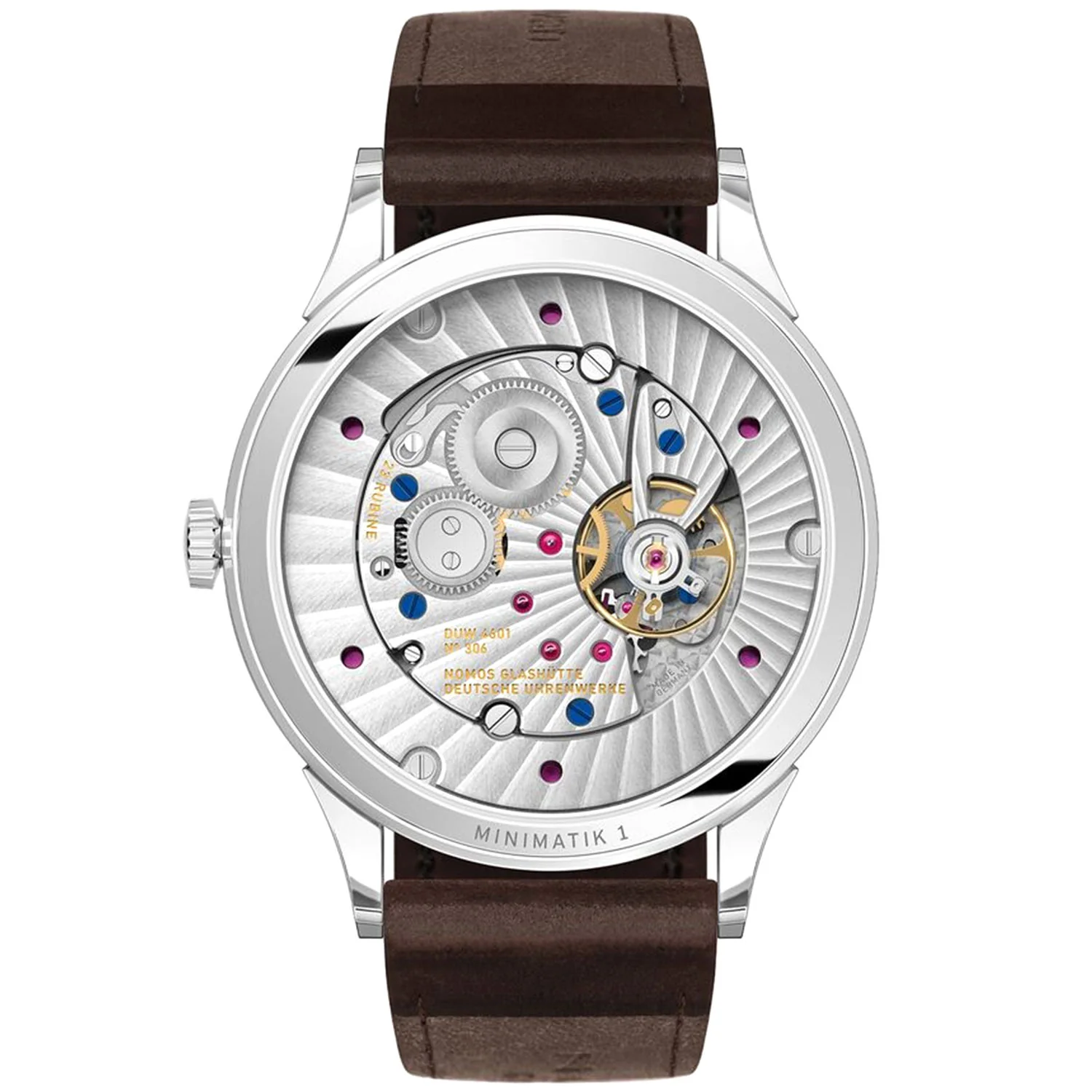 Minimatik 39mm Date Gold Automatic Strap Watch - Image 7