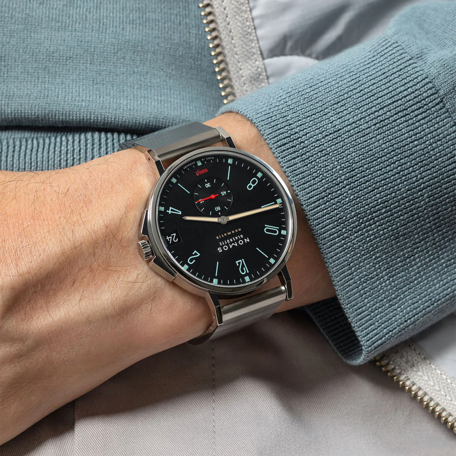 Tangente Sport Neomatik 42mm Date Marine Black Automatic Watch - Image 3