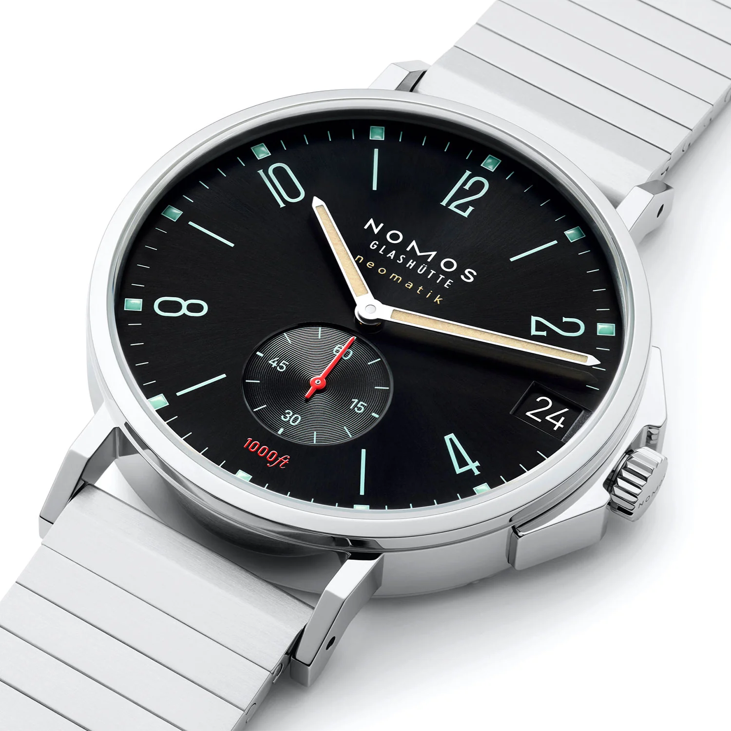 Tangente Sport Neomatik 42mm Date Marine Black Automatic Watch - Image 4