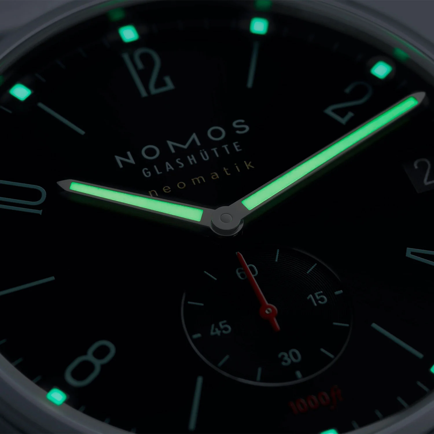 Tangente Sport Neomatik 42mm Date Marine Black Automatic Watch - Image 6