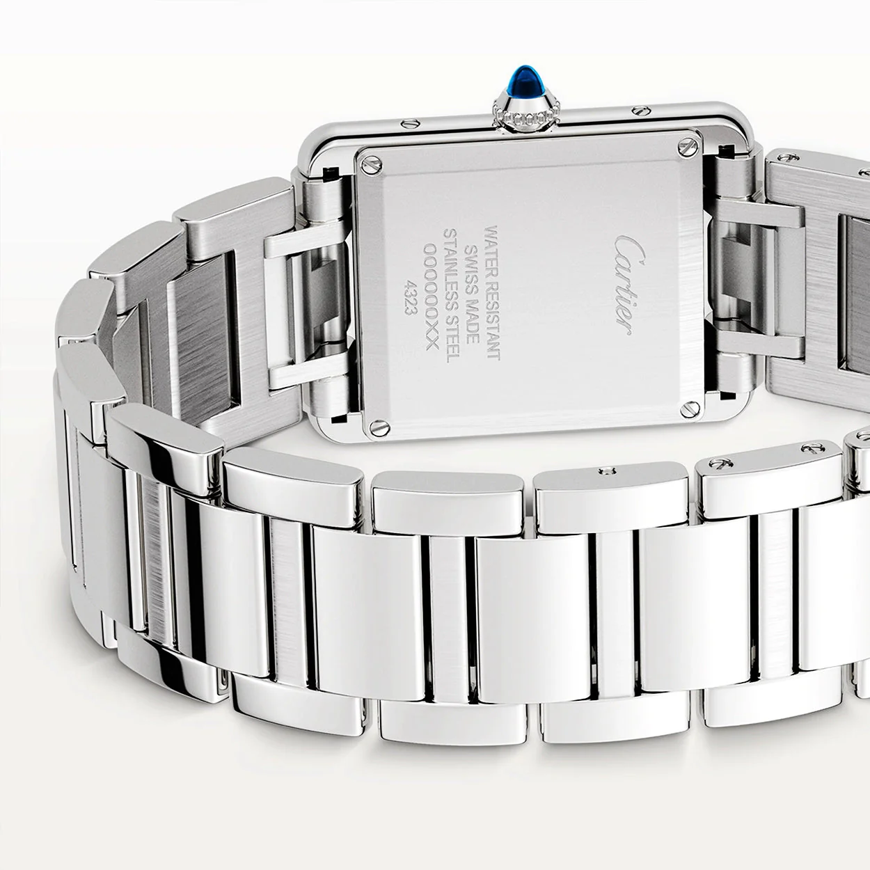 Tank Must Large Steel Bracelet Watch - Image 7