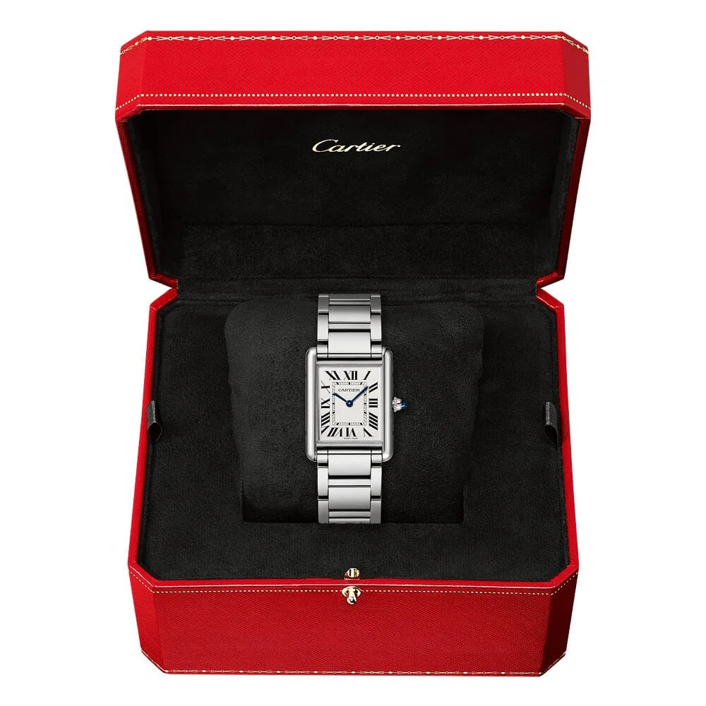 Tank Must Large Steel Bracelet Watch - Image 9