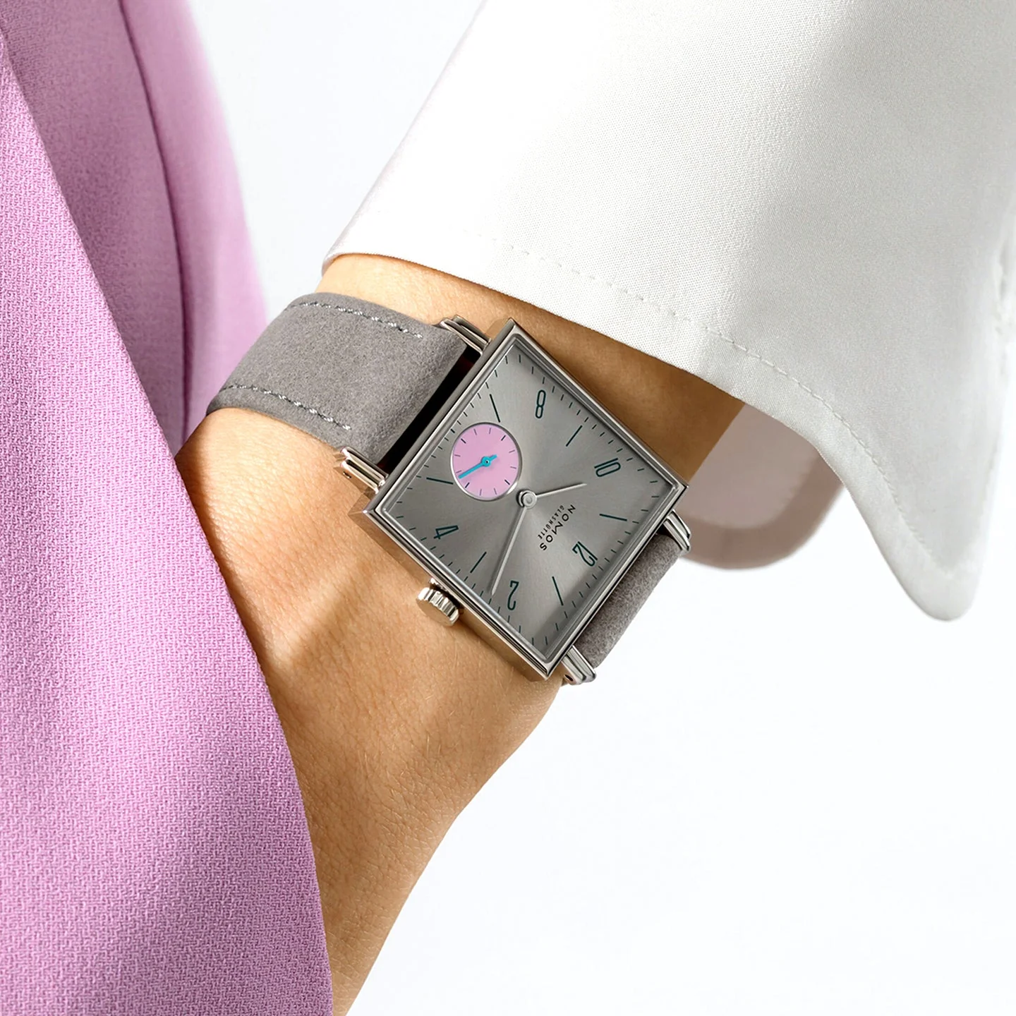 Tetra Die Unerreichbare 30mm Silvercut & Pink Dial Ladies Watch - Image 3