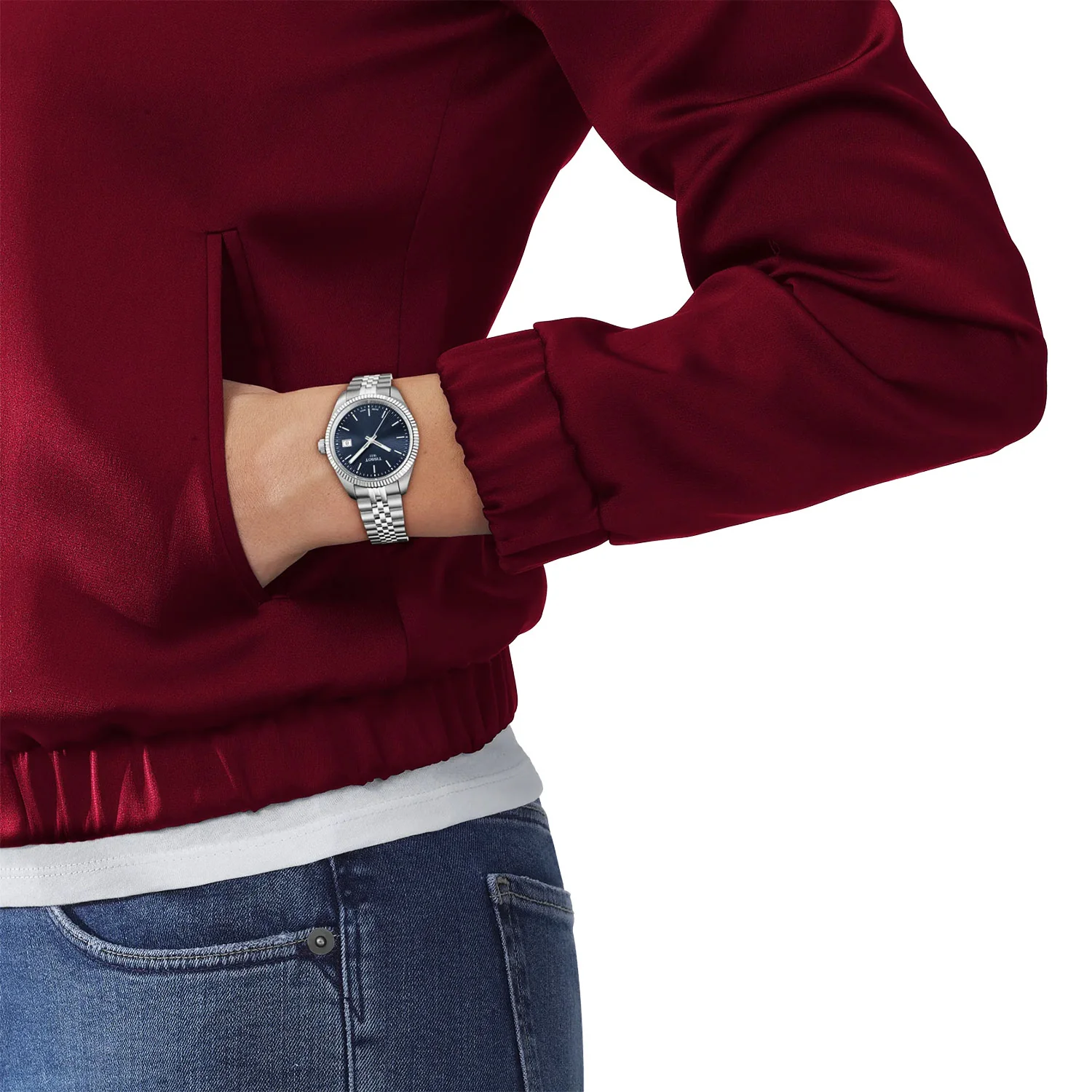 Ballade 34mm Blue Dial Steel Bracelet Watch - Image 2