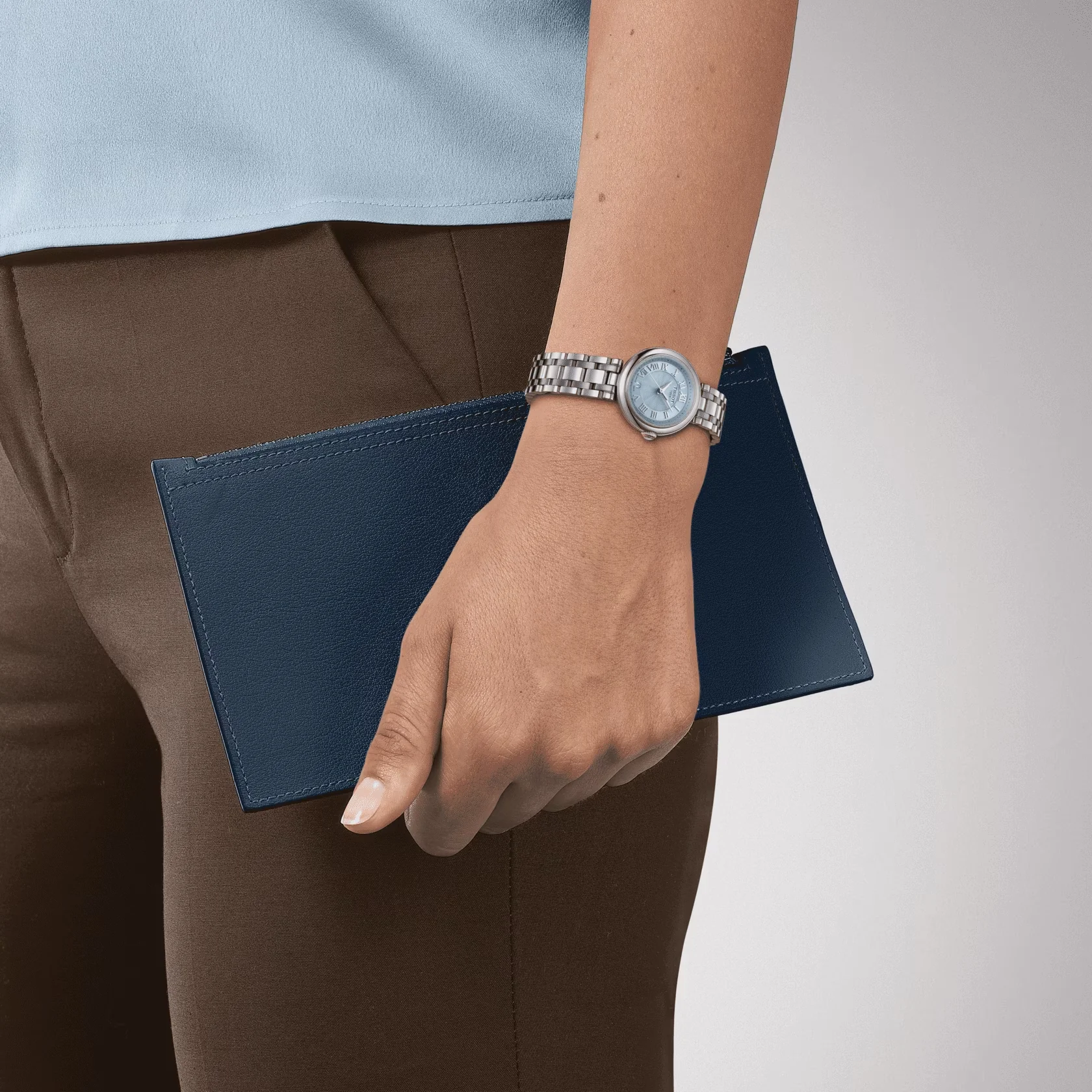 Bellissima 26mm Blue Dial Steel Bracelet Ladies Watch - Image 2