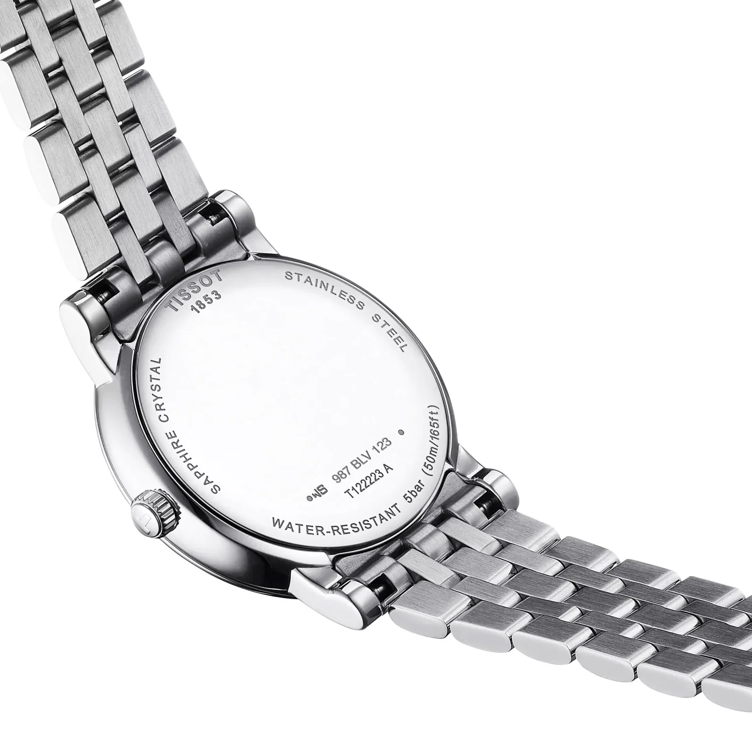 Carson Premium 32mm Silver Dial Moonphase Steel Bracelet Ladies Watch - Image 4