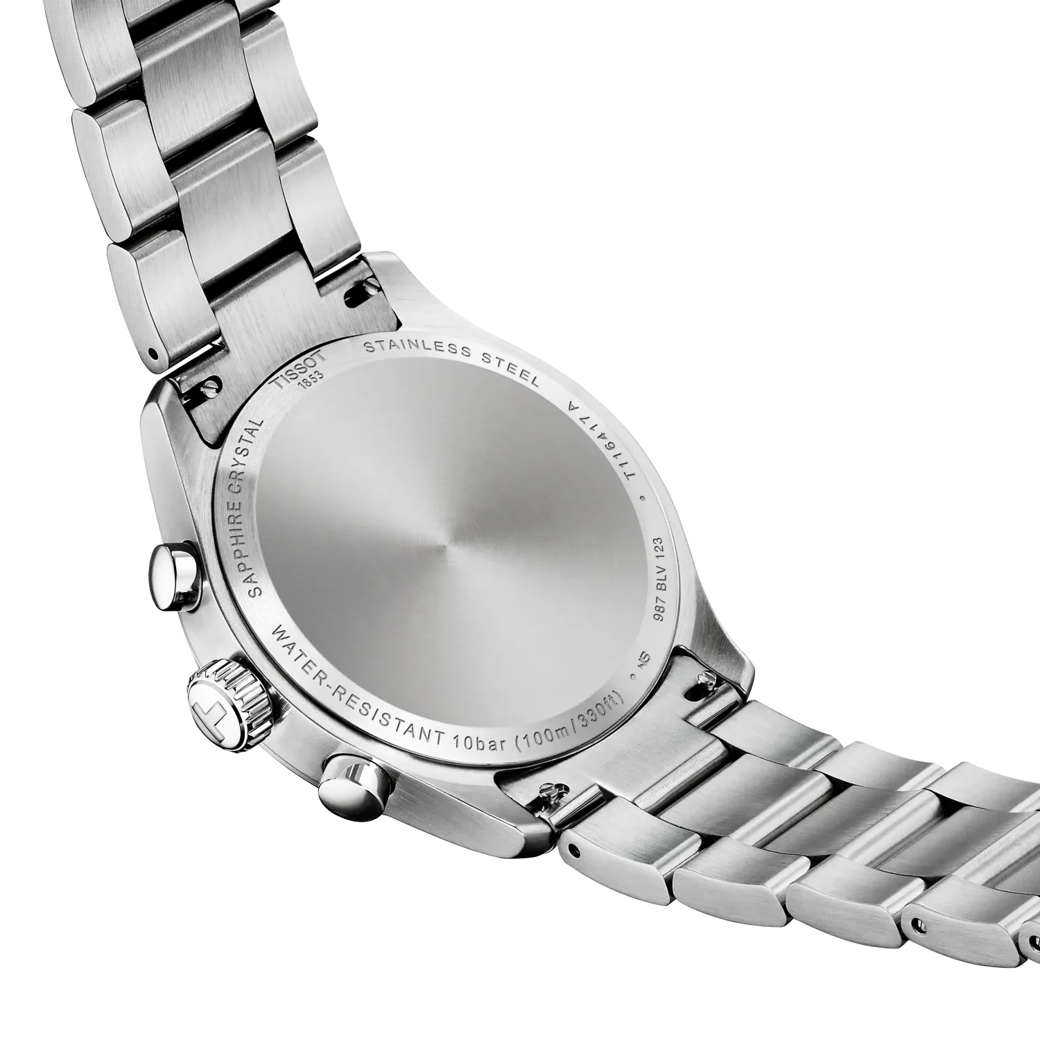 Chrono L 42mm Blue Dial Steel Bracelet Mens Watch - Image 4