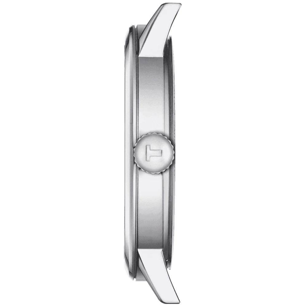 Classic Dream 42mm White Dial Brown Strap Mens Watch - Image 4