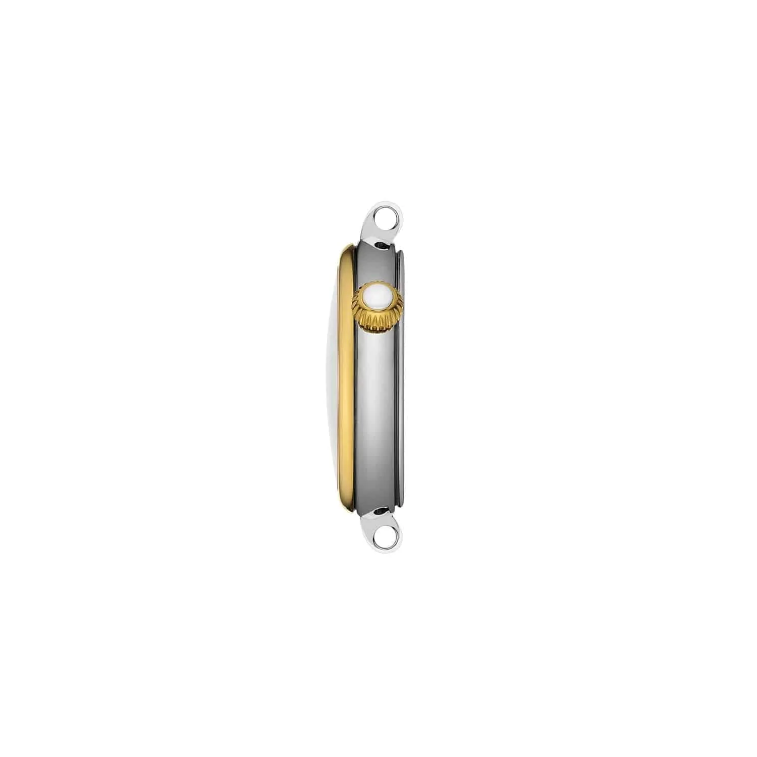 Desir 28mm White Mother of Pearl Two-Tone Bracelet Watch - Image 4