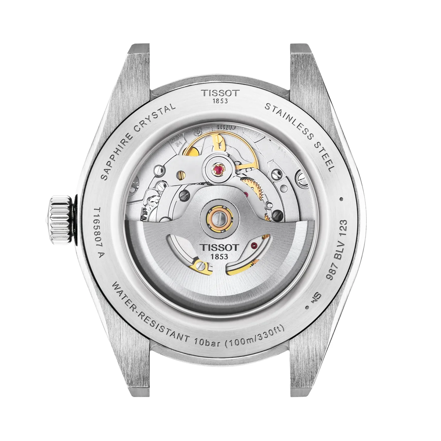 Gentleman 38mm Silver Dial Steel Bracelet Mens Automatic Watch - Image 5