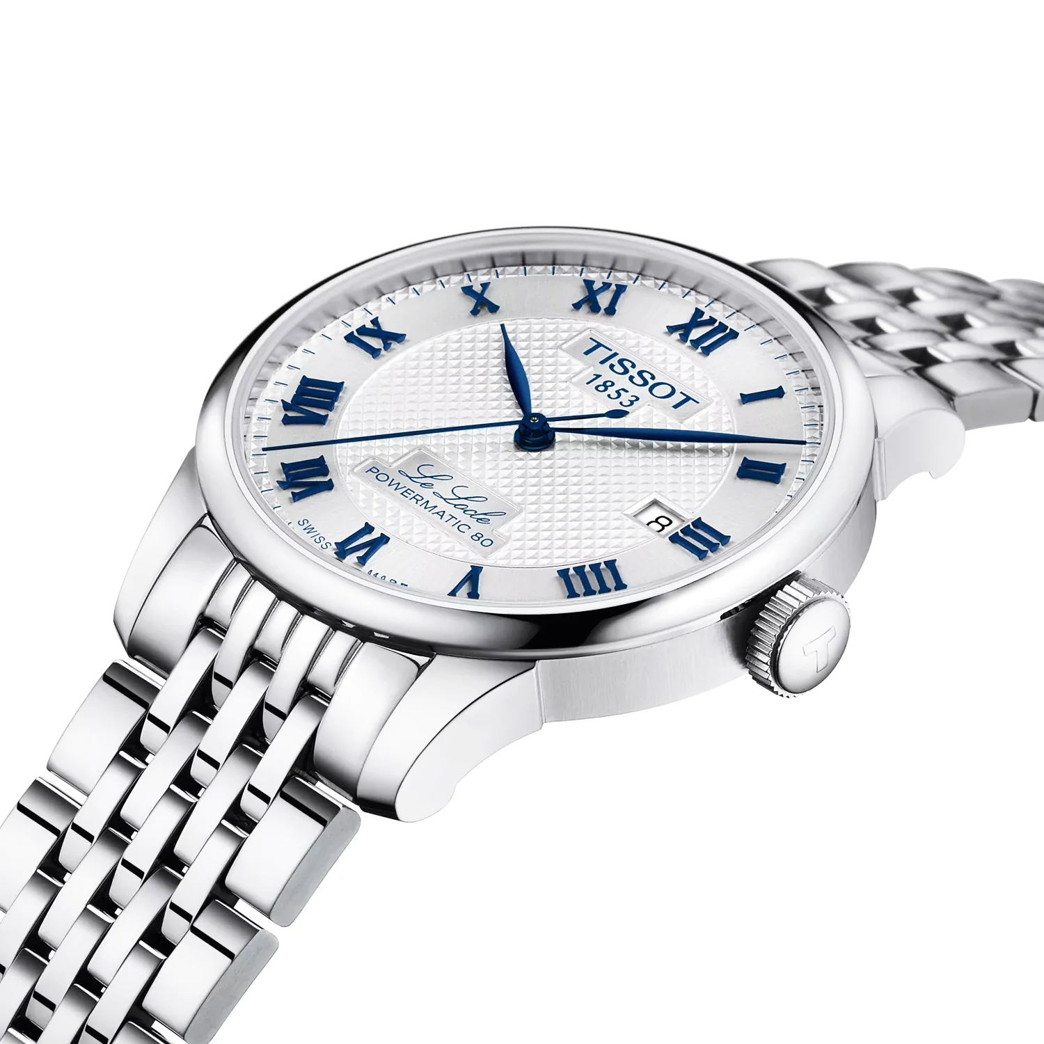 Le Locle 39mm Silver Dial Bracelet & Complimentary Strap Automatic Watch - Image 3