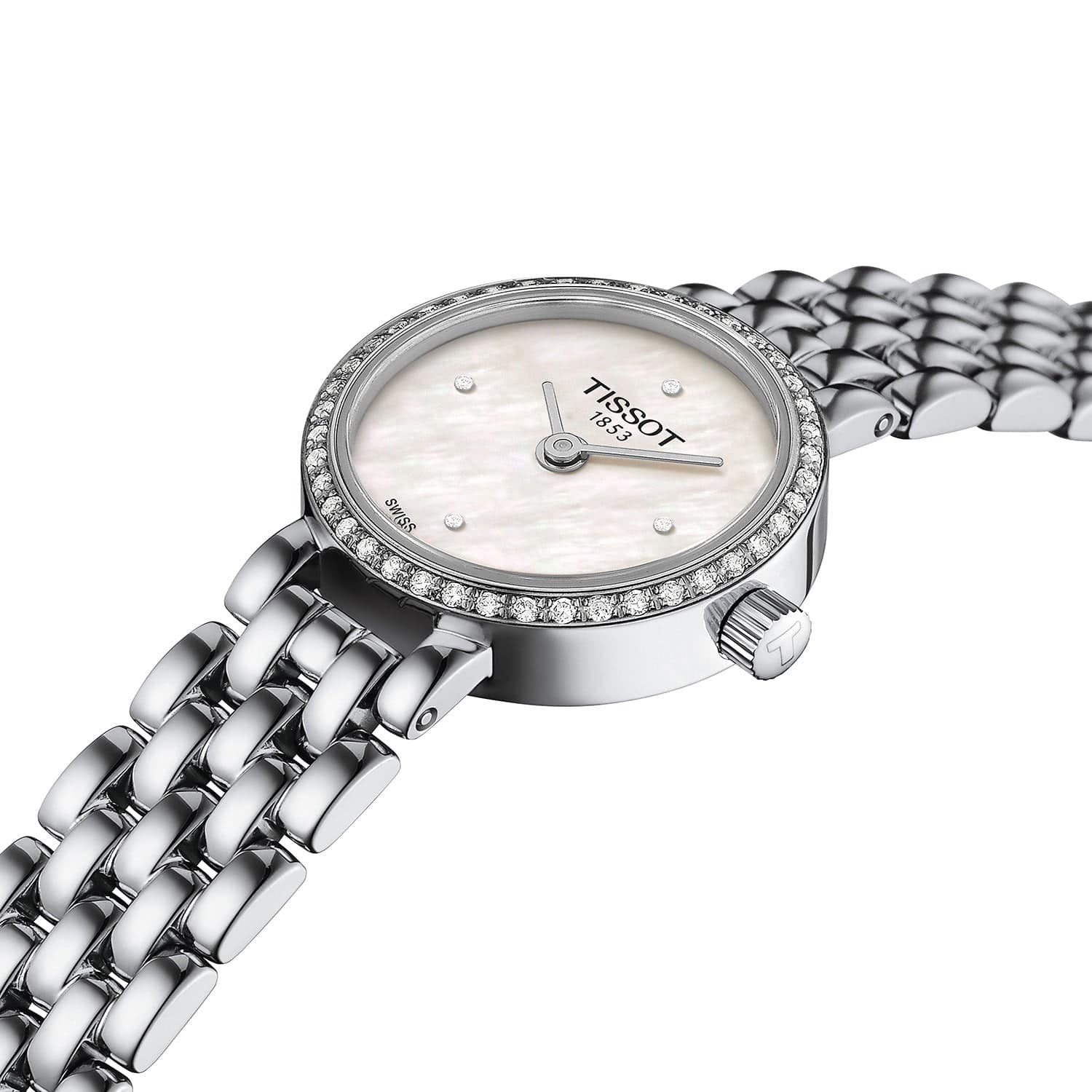 Lovely 19.5mm Mother of Pearl Diamond Set Ladies Watch - Image 3