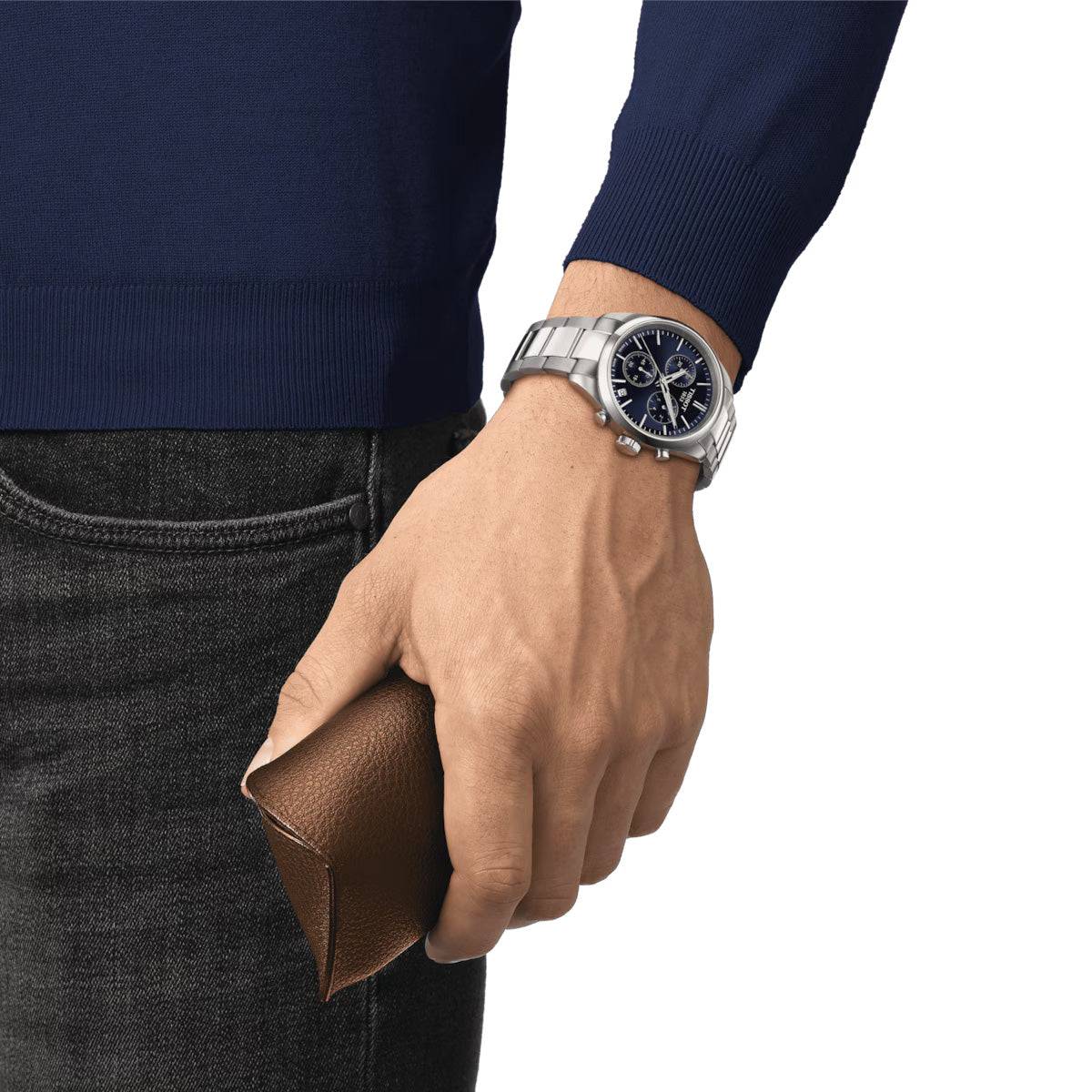 PR 100 40mm Blue Dial Chronograph Mens Watch - Image 2