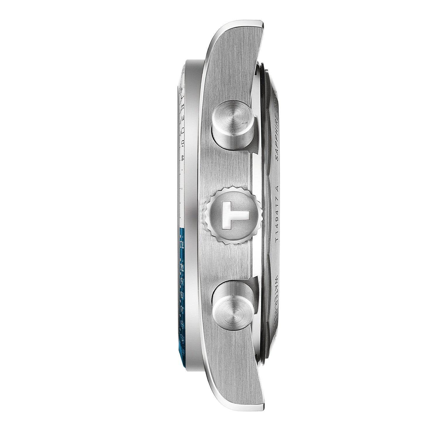 PR516 40mm Blue Dial Steel Bracelet Mens Chronograph Watch - Image 4
