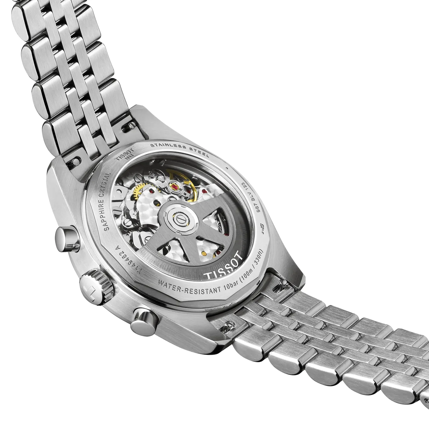 PR516 41mm White Dial Steel Bracelet Chronograph Automatic Watch - Image 4