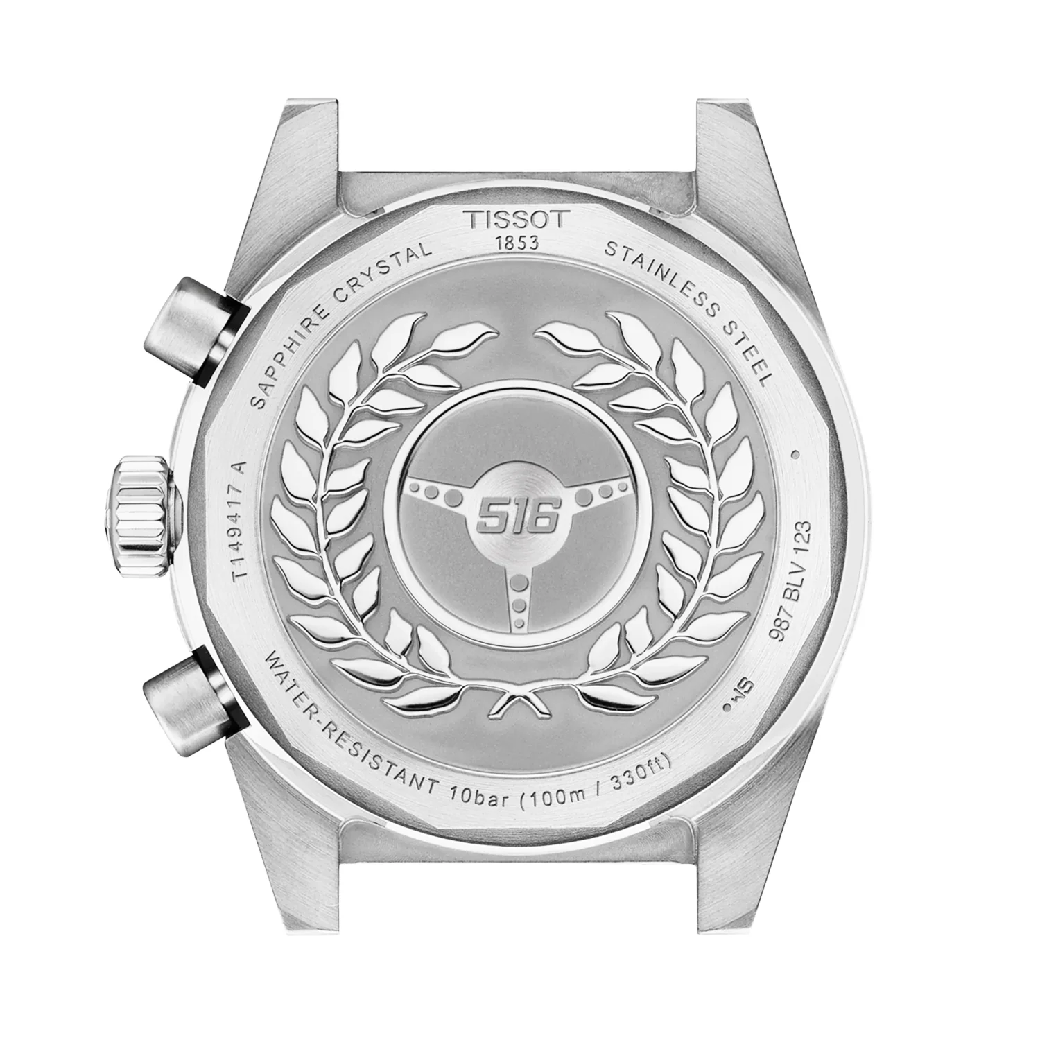 PR516 40mm White Dial Chronograph Steel Bracelet Mens Watch - Image 5