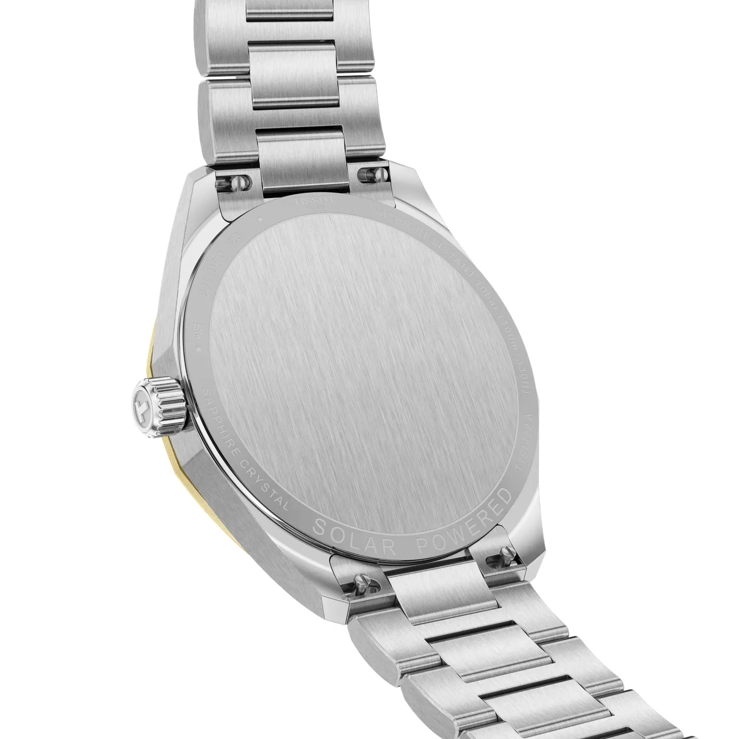 PRC100 Solar 39mm Silver Dial Two-Tone Bracelet Mens Watch - Image 3