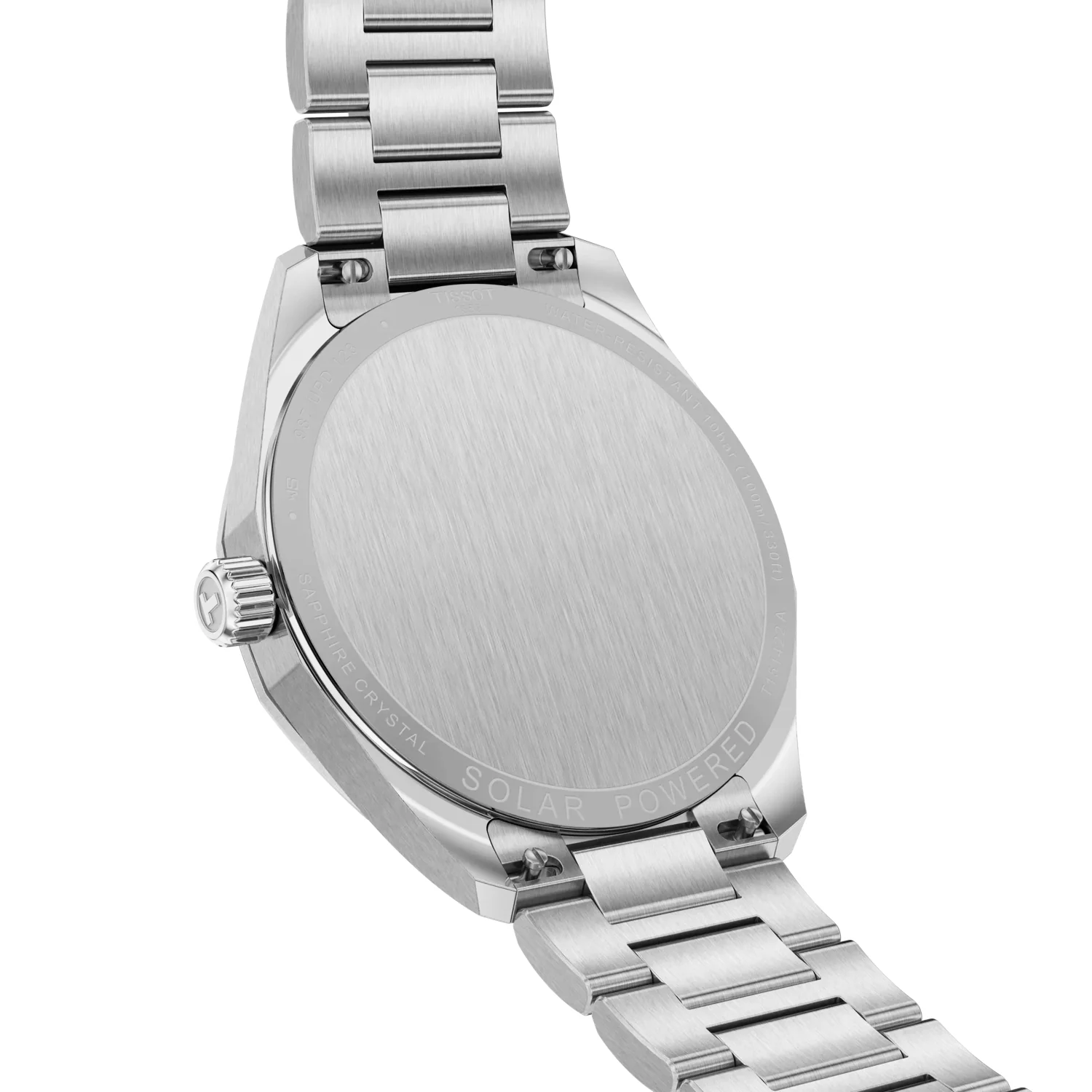 PRC 100 Solar 39mm Ice Blue Dial Steel Bracelet Mens Watch - Image 3