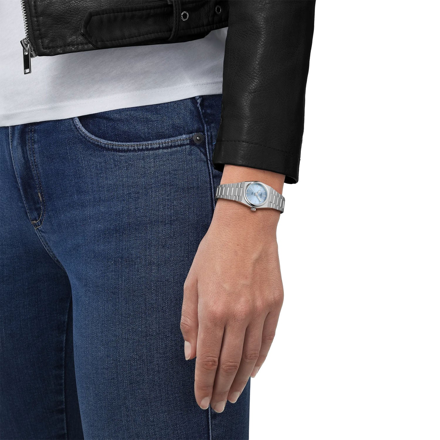 PRX 25mm Blue Dial Steel Bracelet Ladies Watch - Image 2