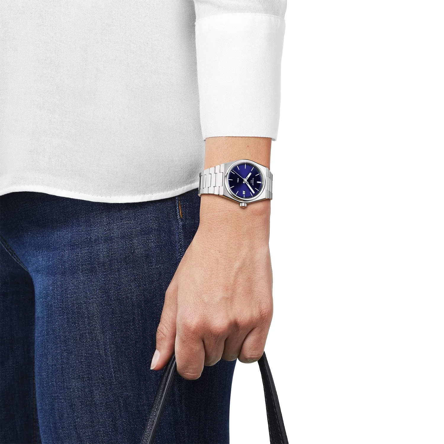 PRX 35mm Blue Dial Steel Bracelet Watch - Image 2