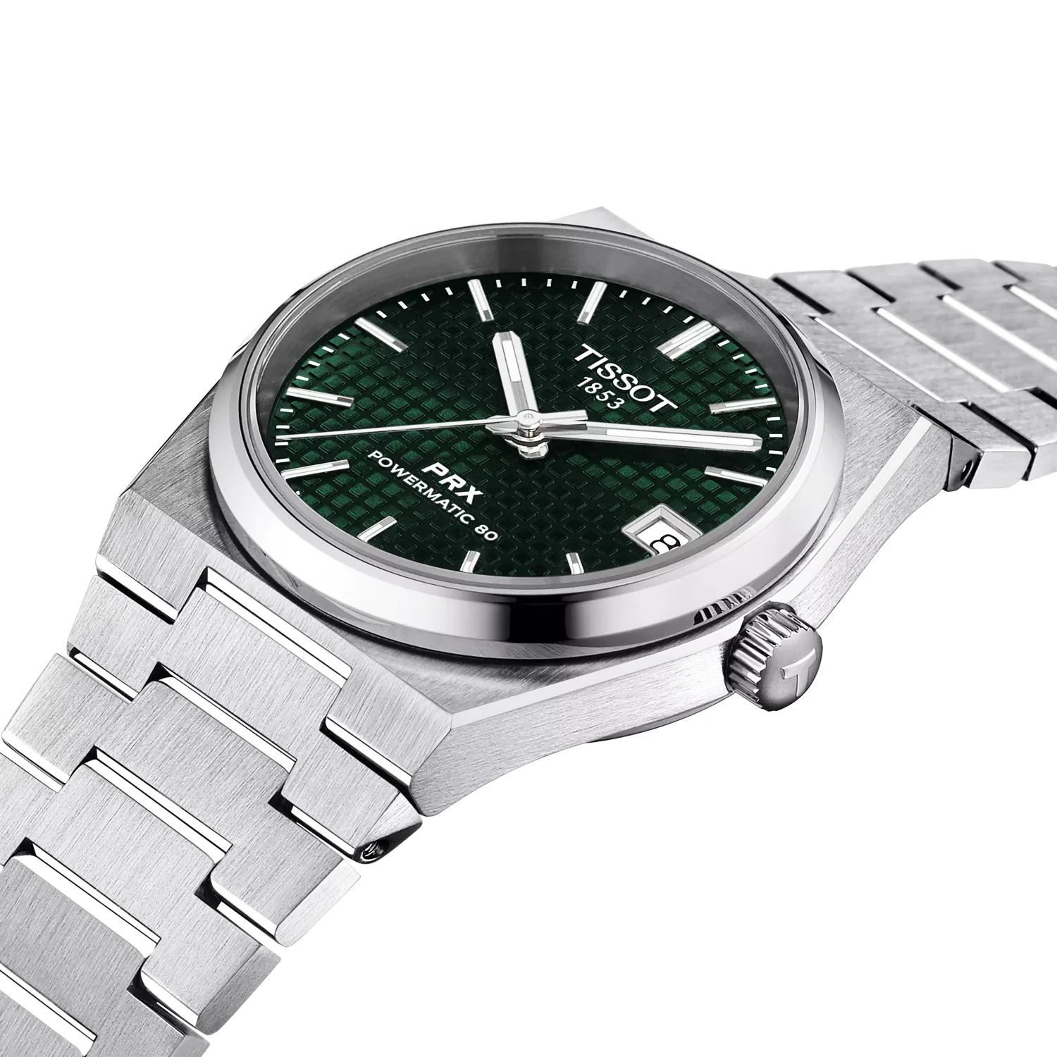 PRX 35mm Green Dial Steel Bracelet Automatic Watch - Image 3