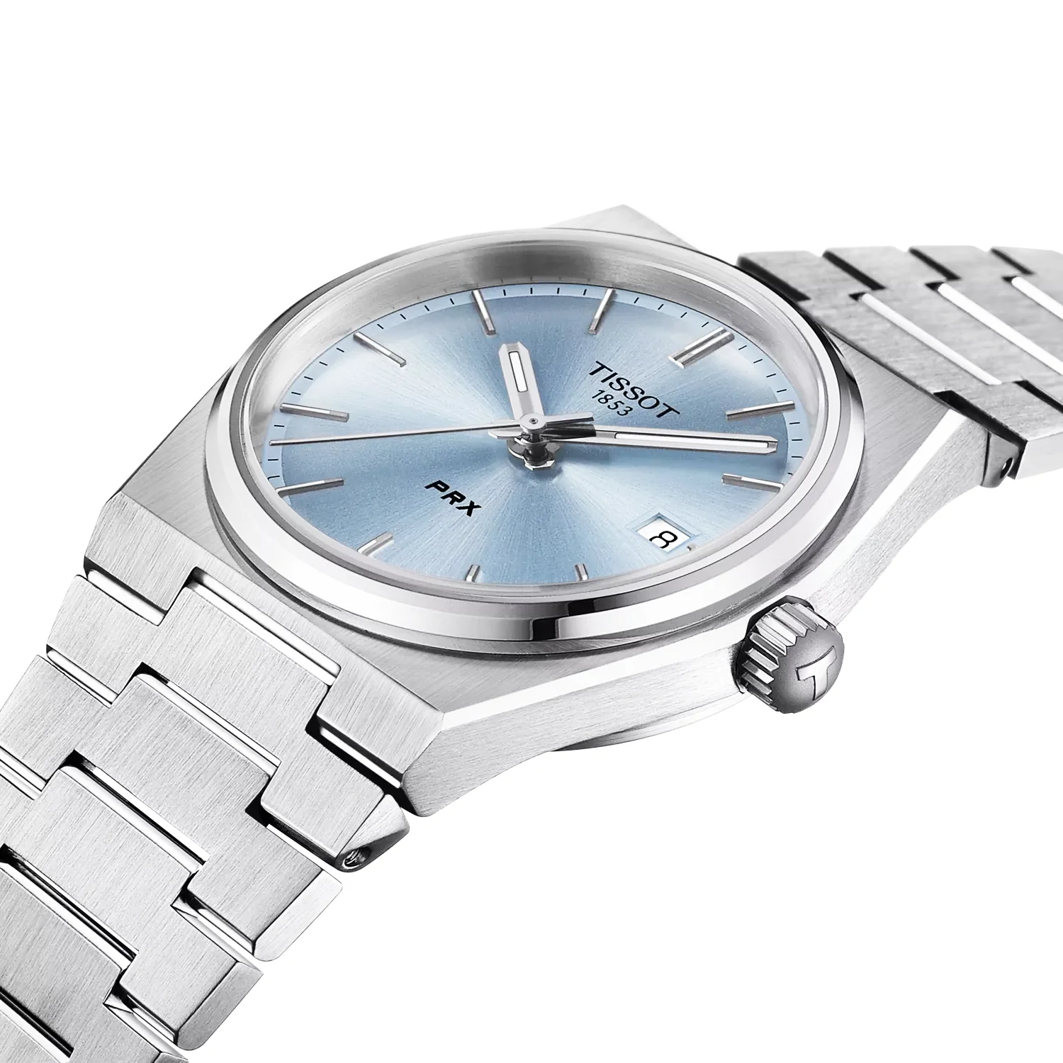 PRX 35mm Light Blue Dial Steel Bracelet Watch - Image 3
