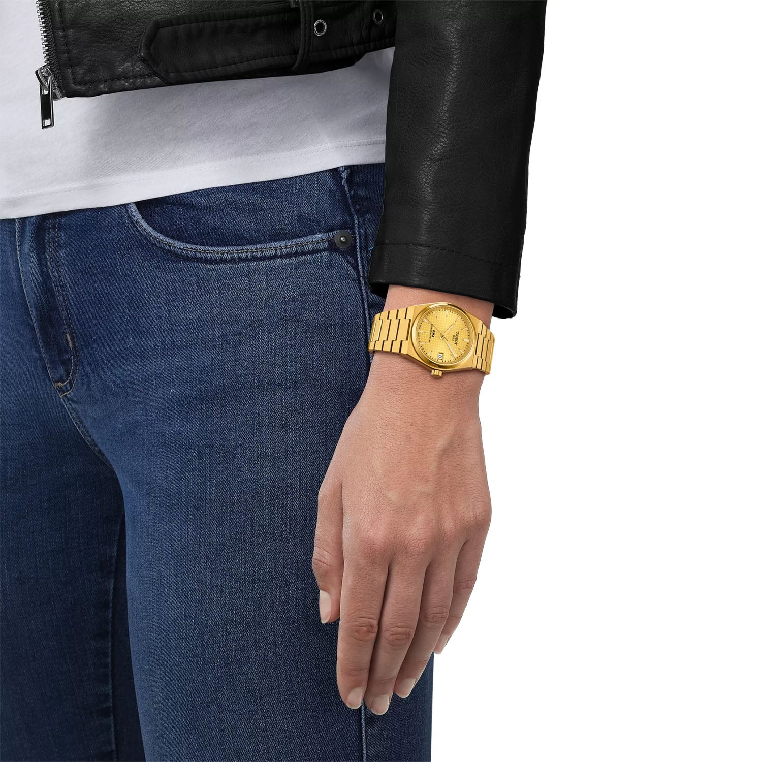 PRX 35mm Yellow Gold PVD Bracelet Automatic Watch - Image 2