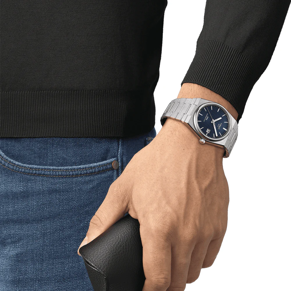 PRX 40mm Blue Dial Steel Bracelet Automatic Watch - Image 2