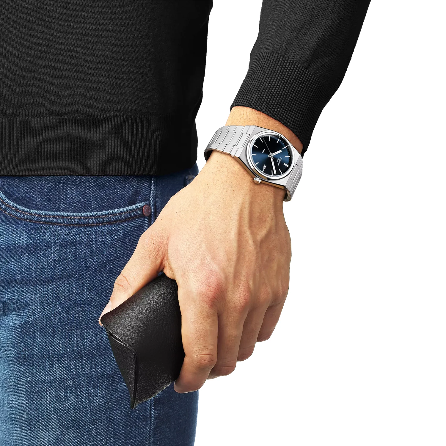 PRX 40mm Blue Dial Steel Bracelet Mens Watch - Image 2