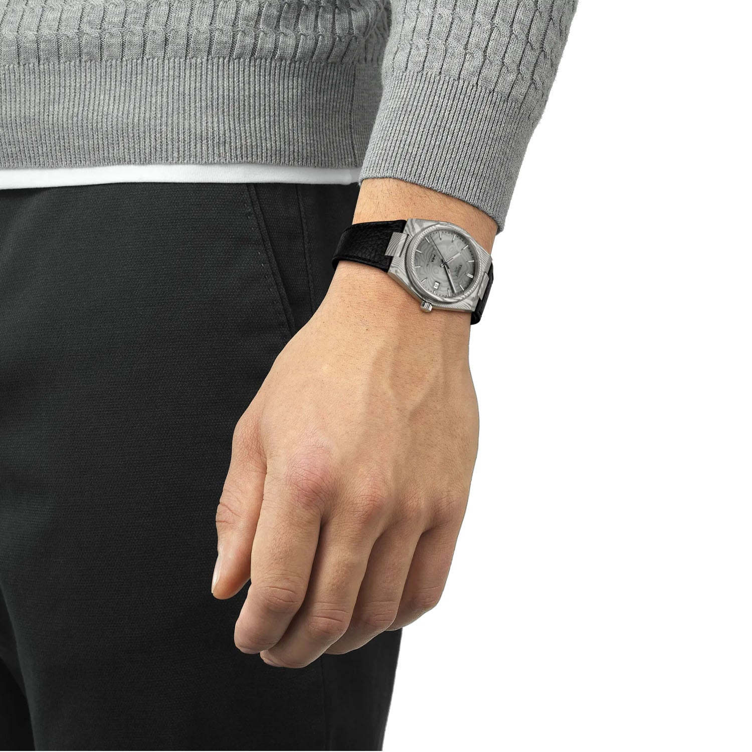PRX Damascus 38mm Automatic Mens Strap Watch - Image 2