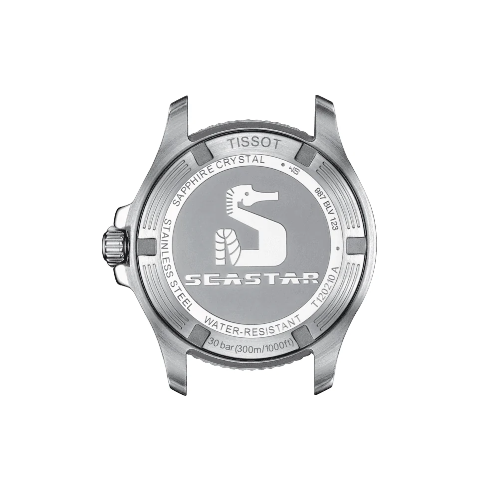 Seastar 1000 36mm Black Dial Steel Bracelet Watch - Image 8