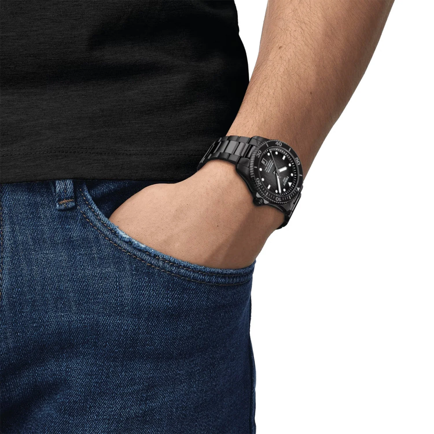 Seastar 1000 40mm Black PVD Automatic Watch - Image 2