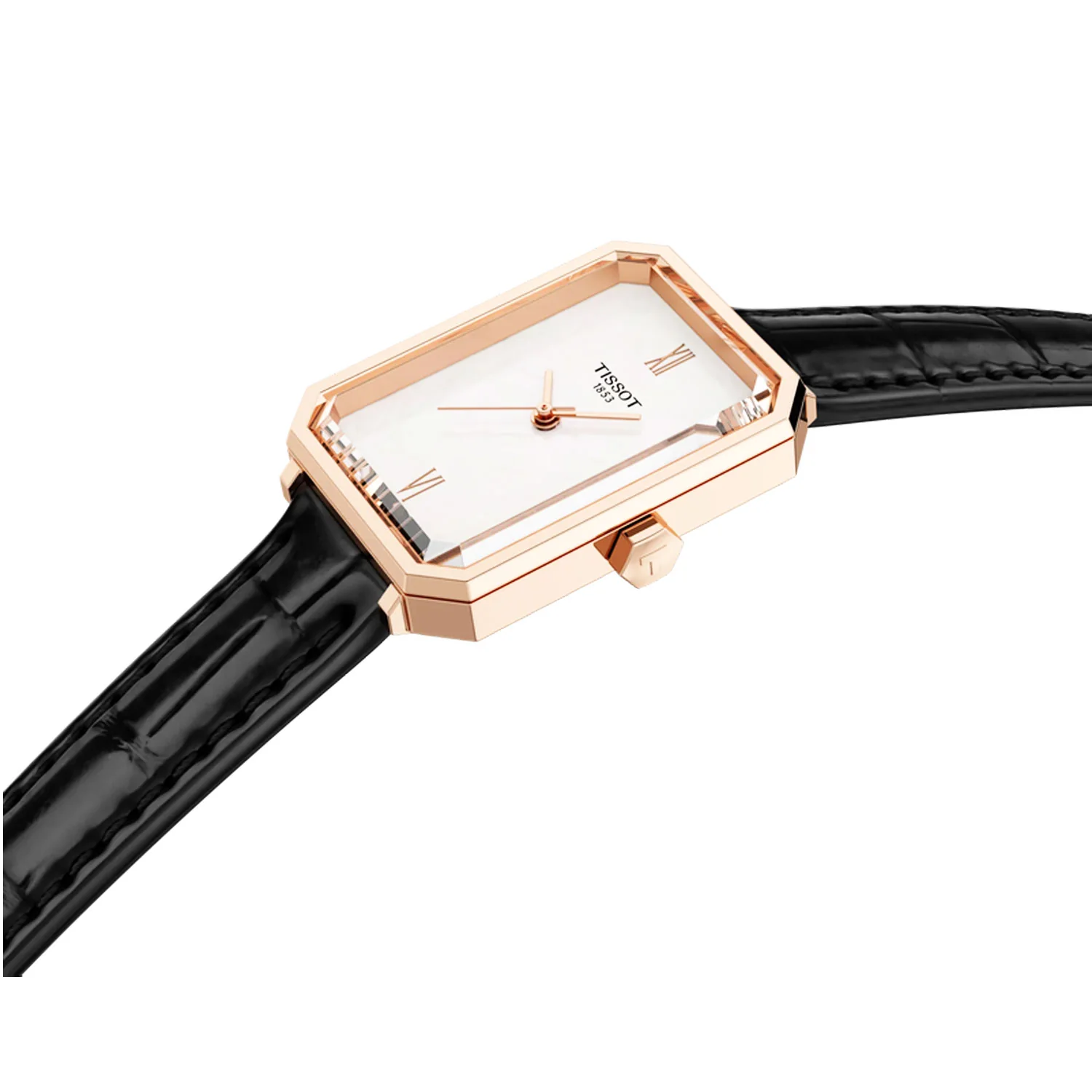 SRV 30mm Mother of Pearl Dial Rose Gold PVD Strap Ladies Watch - Image 2