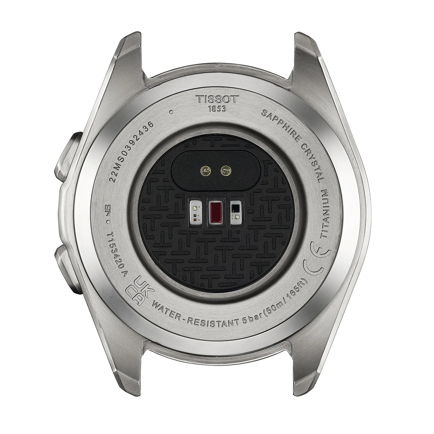 T-Touch Connect Sport 43.75mm Titanium Blue Strap Watch - Image 7