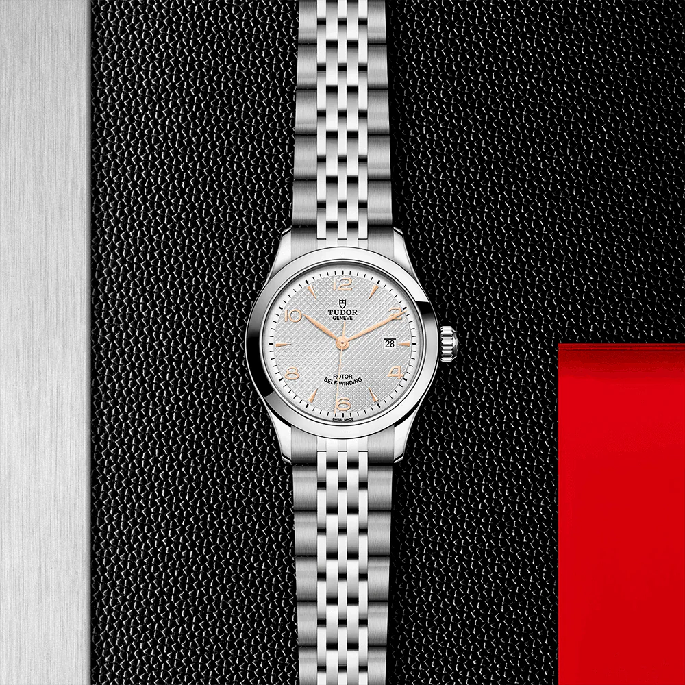 1926 28mm Silver/Gold Dial Ladies Automatic Bracelet Watch - Image 2