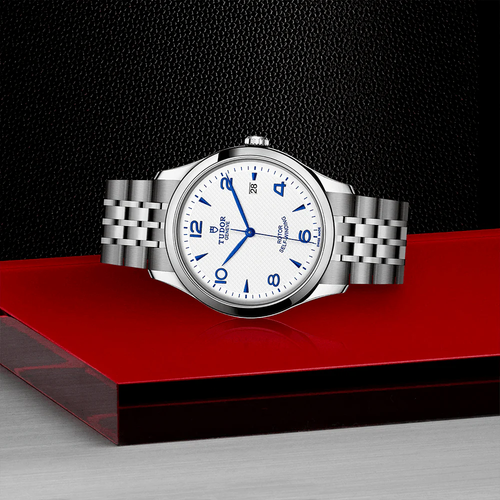 1926 41mm Opaline/Blue Arabic Dial Men's Automatic Bracelet Watch - Image 2