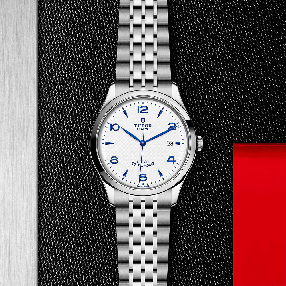 1926 41mm Opaline/Blue Arabic Dial Men's Automatic Bracelet Watch - Image 3