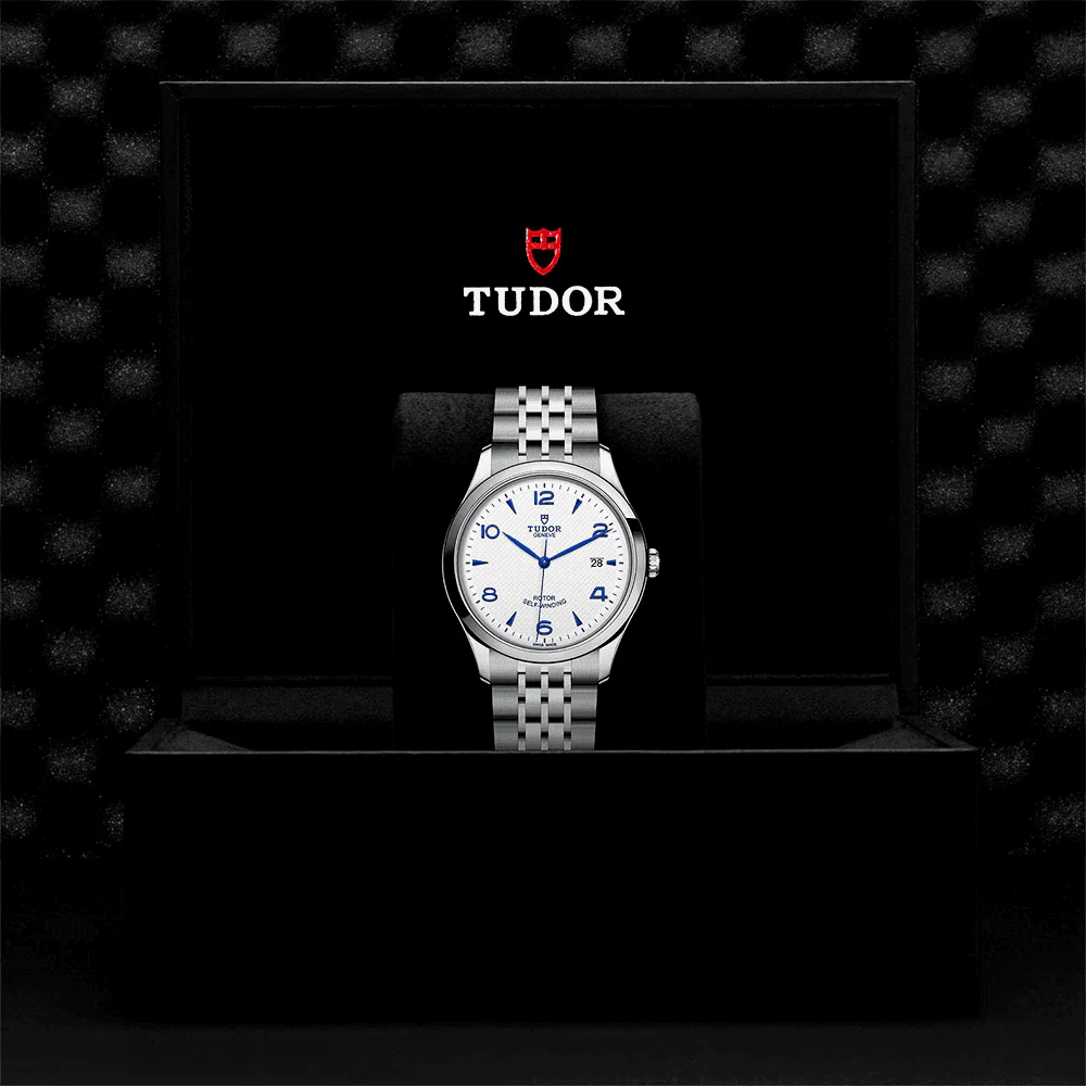 1926 41mm Opaline/Blue Arabic Dial Men's Automatic Bracelet Watch - Image 4