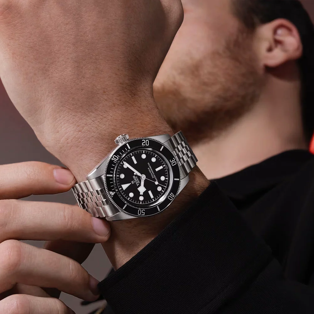 Black Bay 41mm Monochrome Black Dial & Bezel Five-Link Bracelet Watch - Image 2