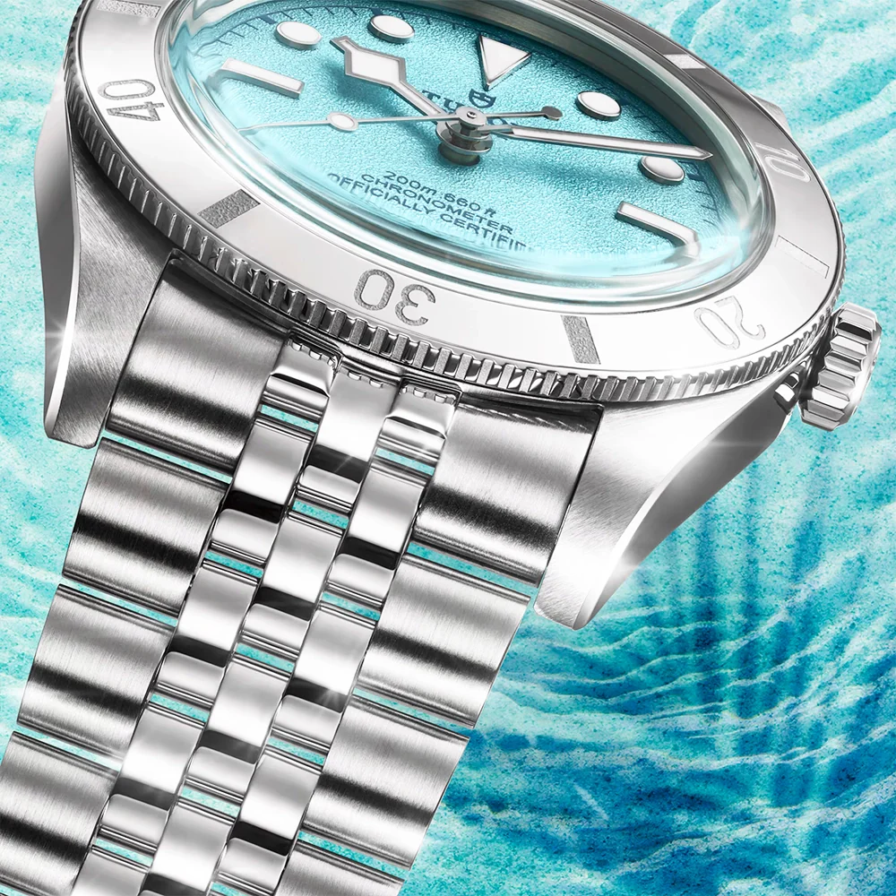 Black Bay 54 37mm Lagoon Blue Dial Five-Link Bracelet Watch - Image 3