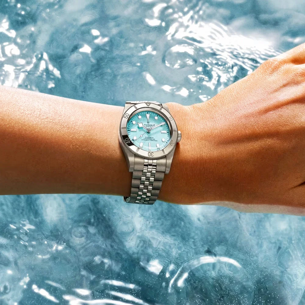 Black Bay 54 37mm Lagoon Blue Dial Five-Link Bracelet Watch - Image 5