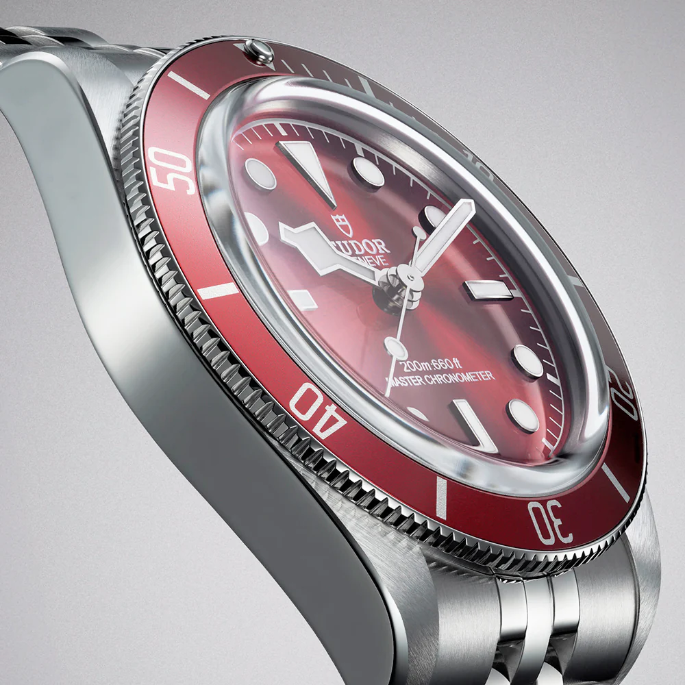 Black Bay 58 Burgundy Red Dial & Bezel Five-Link Bracelet Watch - Image 4