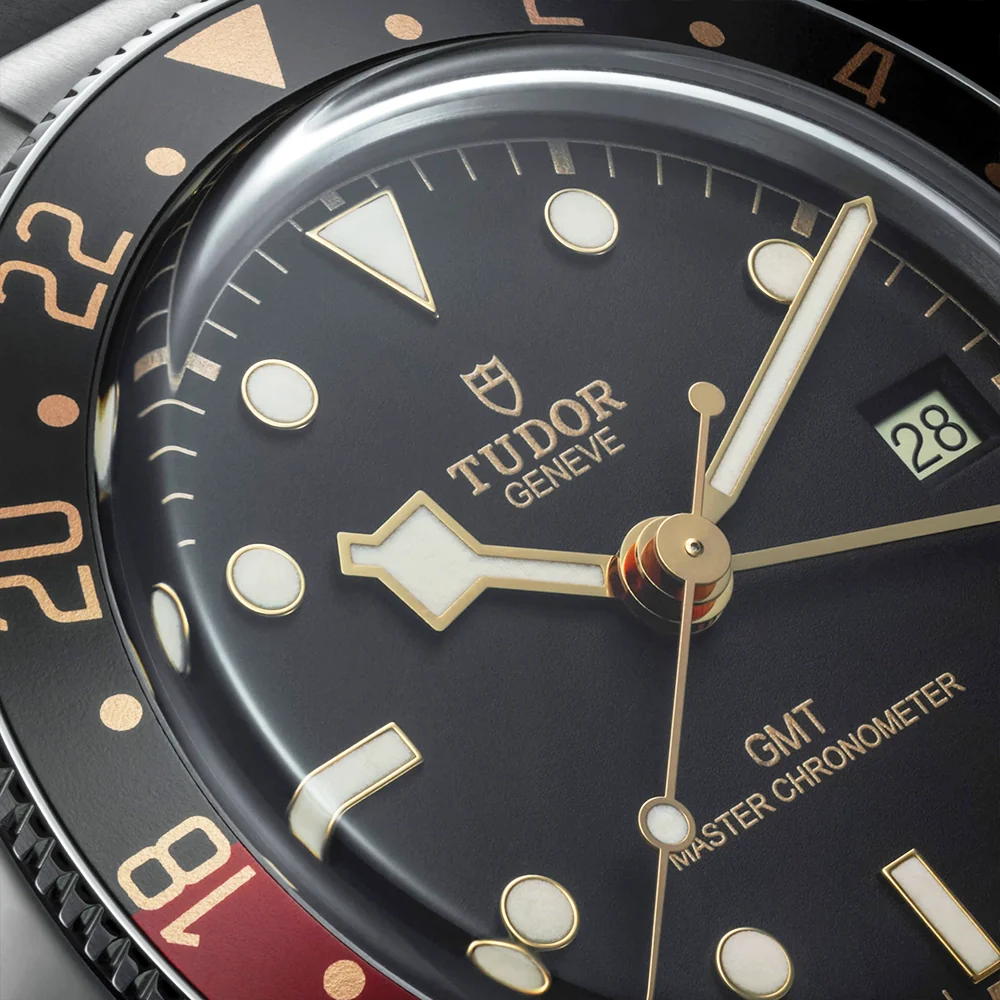 Black Bay 58 GMT 39mm Black/Red Bezel Automatic Strap Watch - Image 4