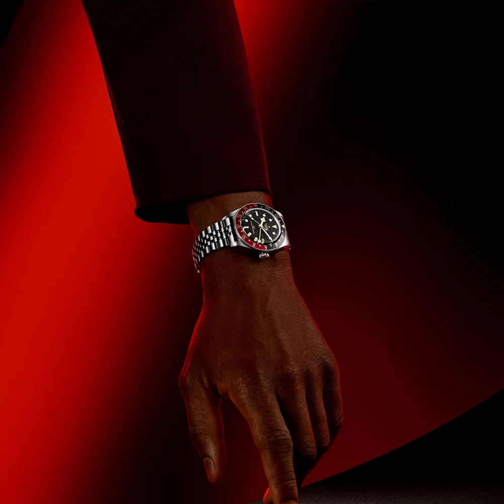 Black Bay 58 GMT 39mm Black/Red Bezel Five-Link Bracelet Watch - Image 2